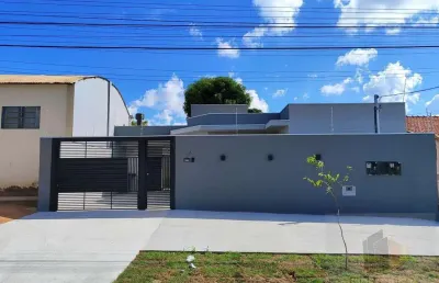Casa para venda em campo grande, vila manoel taveira, 3 dormitórios, 1 suíte, 2 banheiros, 1 vaga