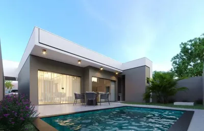 Casa para venda em campo grande, jardim das nações, 3 dormitórios, 1 suíte, 3 banheiros, 2 vagas