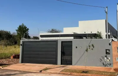 Casa para venda em campo grande, vila nasser, 3 dormitórios, 1 suíte, 3 banheiros, 2 vagas