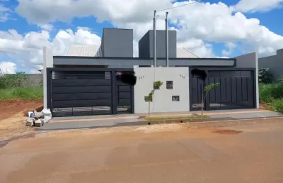Casa para venda em campo grande, jardim itamaracá, 2 dormitórios, 1 suíte, 2 banheiros, 2 vagas