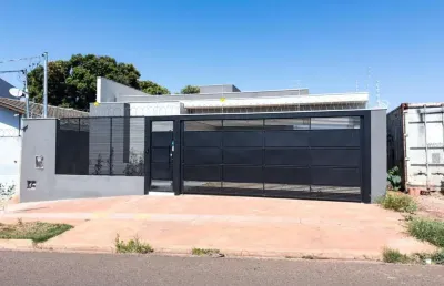 Casa para venda em campo grande, são francisco, 3 dormitórios, 1 suíte, 3 banheiros, 2 vagas