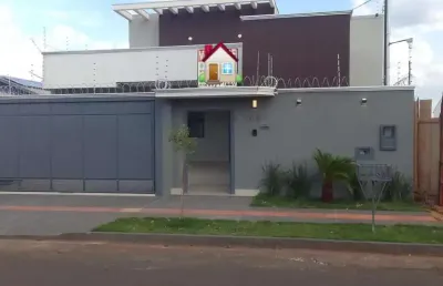Casa para venda em campo grande, vila carlota, 4 dormitórios, 3 suítes, 4 banheiros, 3 vagas