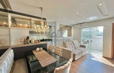 Apartamento com dois quartos, mobiliado no bairro rio branco