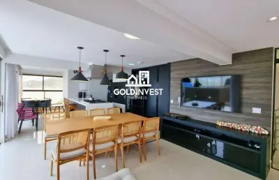 Cobertura duplex mobiliada e equipada frente mar com 4 suítes em penha