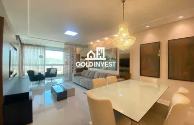 Apartamento mobiliado com 3 dormitórios (sendo 1 suíte) e área de lazer completa no centro de brusque