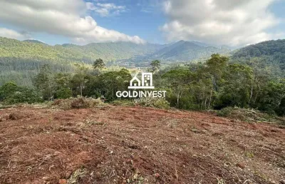 Terreno amplo com 5.570m² com vista incrível no bairro planície alta - guabiruba/sc