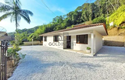 Casa solta no terreno á venda no bairro zantão em brusque