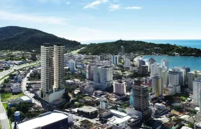 Imperial coast unidade no último andar com 2 suítes no centro de itapema