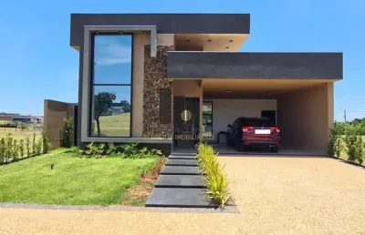Casa em condomínio para venda em mirassol, terras alphaville mirassol, 3 dormitórios, 2 suítes, 4 banheiros, 2 vagas