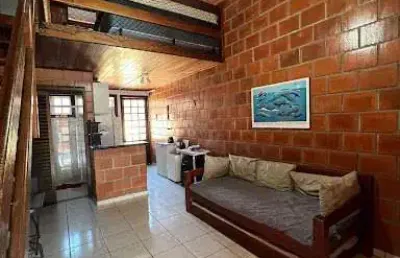 Flat com 1 dormitório para alugar, 30 m² - tabatinga - ubatuba/sp