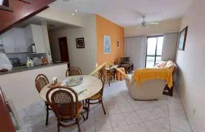 Cobertura com 4 dormitórios à venda, 179 m² por r$ 1.050.000,00 - indaiá - bertioga/sp