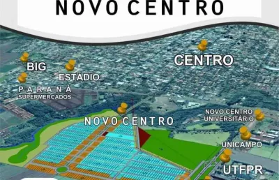 Terreno para venda em campo mourão, jardim novo centro