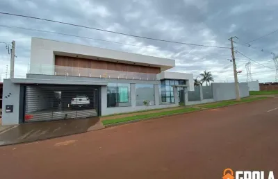 Sobrado para venda em campo mourão, residencial parque do lago, 4 dormitórios, 4 suítes, 2 banheiros, 2 vagas