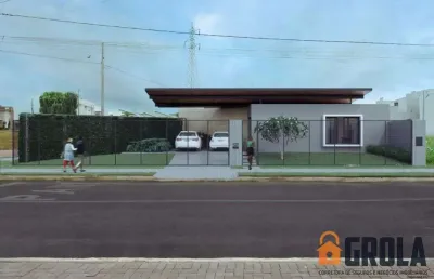 Casa para venda em campo mourão, jardim flora, 3 dormitórios, 3 suítes, 1 banheiro, 2 vagas