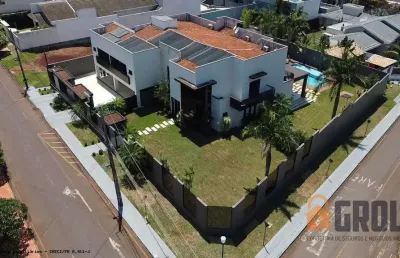Casa para venda em campo mourão, jardim shangrilá, 5 dormitórios, 5 suítes, 6 banheiros, 5 vagas
