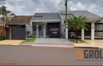 Casa para venda em campo mourão, jardim flora, 3 dormitórios, 1 suíte, 2 banheiros, 1 vaga