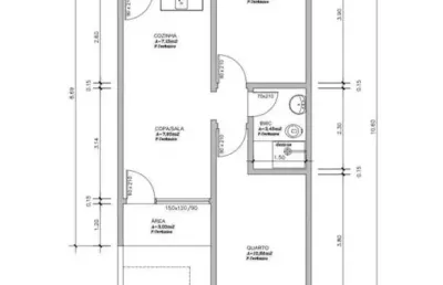Casa para venda em campo mourão, jardim américa, 2 dormitórios, 1 banheiro, 1 vaga