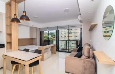 Loft com 1 quarto para alugar na rua anita garibaldi, 1855, boa vista, porto alegre por r$ 4.000