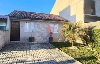 Casa em condomínio, 02 quartos, semi mobiliada, itaqui, campo largo/pr