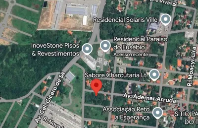 Terreno à venda na Avenida Ademar Arruda, 703 Lt Paraiso, Eusebio, Eusébio