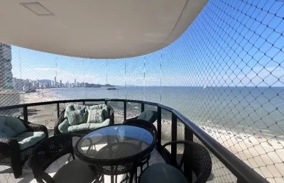 Mirante a beira mar - frente mar 308 m2 com 2 suites + 3 dormitórios 2 vagas