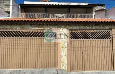 Casa para venda em arujá, arujamérica, 4 dormitórios, 1 suíte, 3 banheiros, 3 vagas