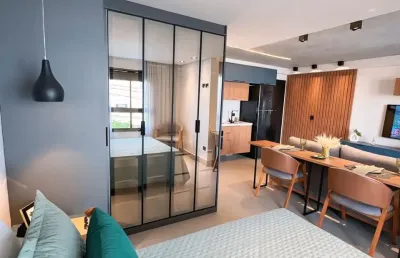 Studio de 39 m² com 1 dormitório e 1 vaga de garagem na zona norte de são paulo