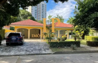 Vende-se mansão térrea, 4 suítes e piscina, condomínio parque residências