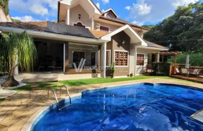 Casa em condomínio fechado com 5 quartos à venda na rua paiquere, 766, jardim paiquerê, valinhos, 490 m2 por r$ 3.200.000