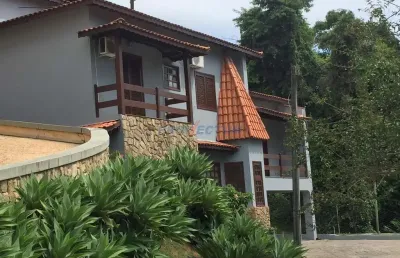 Casa em condomínio fechado com 4 quartos para alugar na estrada francisco von zuben, 1, chácara flora, valinhos, 400 m2 por r$ 7.500