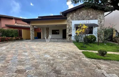 Casa em condomínio fechado com 4 quartos à venda na rua joão previtalle, 2780, condomínio residencial terras do caribe, valinhos, 330 m2 por r$ 1.600.000