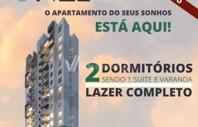 Apartamento com 2 quartos à venda na avenida onze de agosto, 1535, vila embaré, valinhos, 58 m2 por r$ 535.210