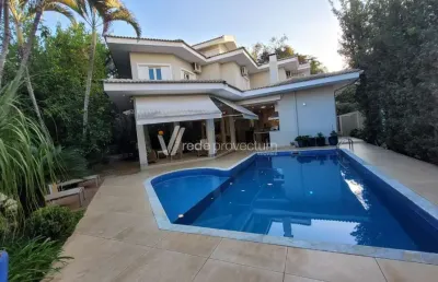 Casa em condomínio fechado com 4 quartos à venda na rua paiquere, 430, jardim paiquerê, valinhos, 450 m2 por r$ 2.890.000