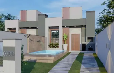 Casa para venda em guaratuba, balneário eliana, 3 dormitórios, 1 suíte, 1 banheiro, 2 vagas