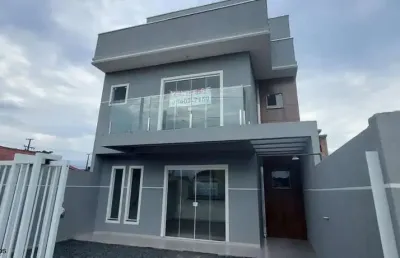 Sobrado para venda em guaratuba, balneário nereidas, 3 dormitórios, 1 suíte, 3 banheiros, 4 vagas