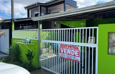 Casa para venda em guaratuba, cohapar, 2 dormitórios, 1 banheiro, 1 vaga