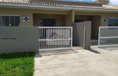 Casa para venda em guaratuba, cohapar, 2 dormitórios, 1 banheiro, 1 vaga