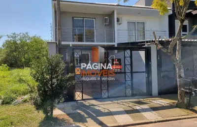 Página 1 imóveis anuncia excelente sobrado para venda com 03 dormitórios, sendo 01 suíte, vaga para 02 carros no loteamento quinta do palermo no bairro estância velha, canoas/rs. - so92