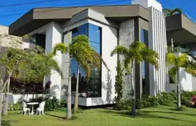Casa em condomínio fechado com 5 quartos à venda na colina, 1, jacuhy, serra por r$ 6.800.000