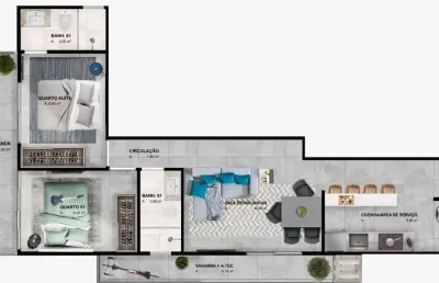 Apartamento com 2 quartos à venda na doutor joão carlos de souza, 265, barro vermelho, vitória por r$ 1.250.000