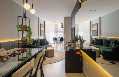 Apartamento 2 quartos porteira fechada na praia do canto