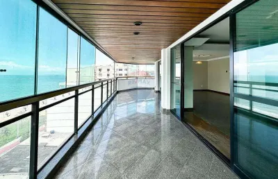 Apartamento alto padrão na praia da costa, 459m², 5 suítes e vista privilegiada