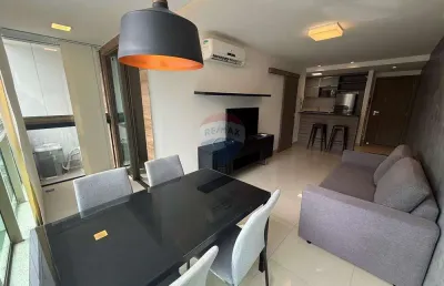 Studio 100% mobiliado na quadra do mar – prédio liberado para airbnb!