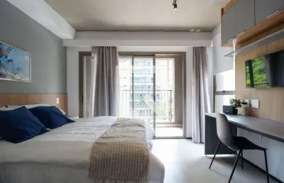 Apartamento à venda - jardim paulista, 1 quarto,  33 m2