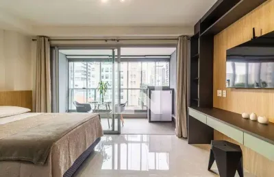 Apartamento à venda - jardim paulistano, 1 quarto,  33 m2