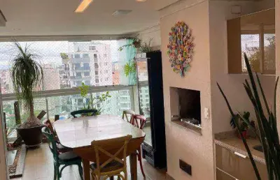 Apartamento com 3 dormitórios à venda, 228 m² por r$ 3.800.000,00 - parque da mooca - são paulo/sp