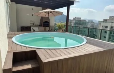 Cobertura com 3 quartos à venda na Rua Queiros Júnior, Jacarepaguá, Rio de Janeiro