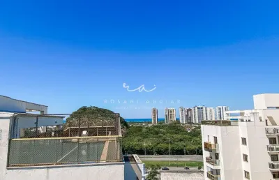 Cobertura duplex à venda 3 suítes royal blue, na barra da tijuca