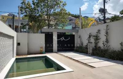 Casa duplex nova de alto padrão com piscina e espaço gourmet no condomínio vale do ipê – pechincha