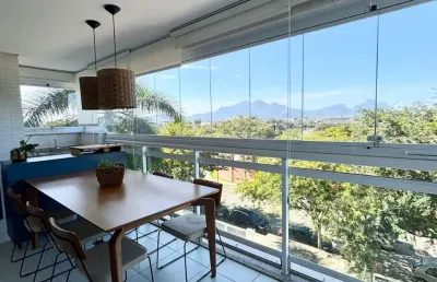 Apartamento 2 suítes na barra da tijuca no condomínio alpha green